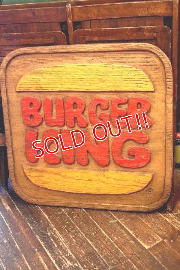画像1: dp-260901-01 BURGER KING / 1970's STORE DISPLAY SIGN