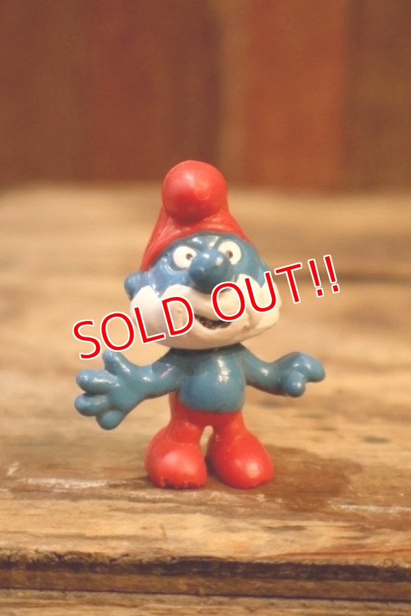 画像1: ct-241008-68 Smurf / PVC Figure "Papa Smurf" #20001