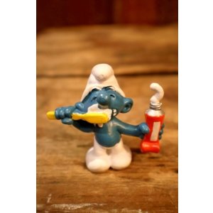 画像: ct-241008-68 Smurf / PVC Figure "Toothbrush" #20064