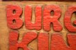 画像3: dp-260901-01 BURGER KING / 1970's STORE DISPLAY SIGN