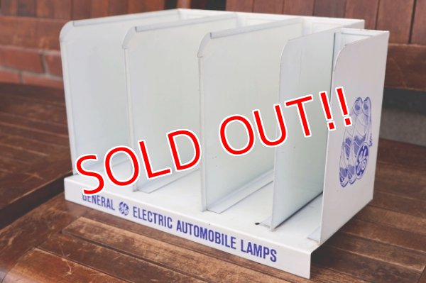 画像2: dp-260801-14 GENERAL ELECTRIC 1950's-1960's AUTOMOBILE LAMPS METAL RACK