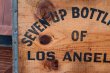 画像2: dp-260801-19 SEVEN UP 7 Up / 1960's Wood Crate Box