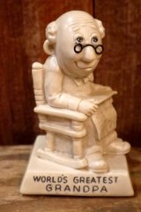 画像: ct-220901-15 R & W BERRIES 1970's Message Doll "WORLD'S GREATEST GRANDPA"