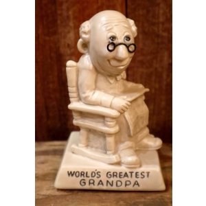 画像: ct-220901-15 R & W BERRIES 1970's Message Doll "WORLD'S GREATEST GRANDPA"