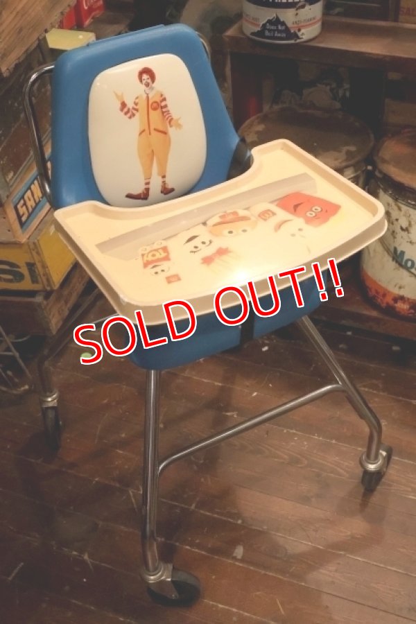 画像1: 【※店頭ピックのみ】dp-260901-03 McDonald's 1990's Kid's High Chair