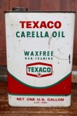 画像1: dp-260902-03 TEXACO 1960's CAPELLA OIL ONE U.S. GALLON CAN