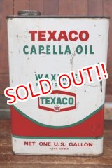 画像: dp-260902-03 TEXACO 1960's CAPELLA OIL ONE U.S. GALLON CAN