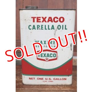 画像: dp-260902-03 TEXACO 1960's CAPELLA OIL ONE U.S. GALLON CAN