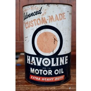 画像: dp-260901-47 THE TEXAS COMPANY(TEXACO) 1950's-1960's HAVOLINE 5 U.S. QUARTS CAN