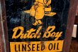 画像9: dp-260901-22 NATIONAL LEAD COMPANY 1960's Dutch Boy LINSEED OIL 38 POUNDS CAN