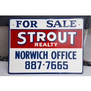 画像: dp-260901-12 STROUT REALTY METAL SIGN