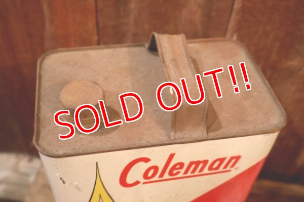 画像8: dp-260902-01 Coleman 1960's  STOVE & LANTERN FUEL 1 U.S. GALLON CAN