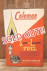 画像: dp-260902-01 Coleman 1960's  STOVE & LANTERN FUEL 1 U.S. GALLON CAN