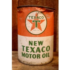 画像: ct-260901-89 TEXACO 1950's NEW TEXACO MOTOR OIL ONE U.S. QUART CAN