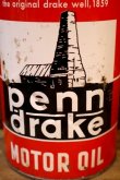画像2: ct-260902-06 PENNSYLVANIA REFINING COMPANY 1950's-1960's penn drake ONE U.S. QUART MOTOR OIL CAN
