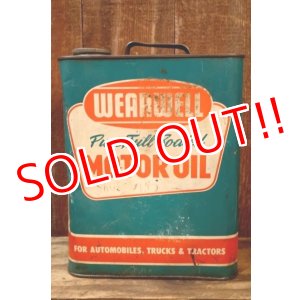 画像: dp-260901-70 WEARWELL MOTOR OIL 2 U.S. GALLONS CAN