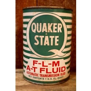 画像: ct-260902-24 QUKAER STATE 1960's-1970's F-L-M A-T FLUID ONE U.S. QUART CAN