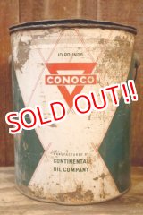 画像: dp-260901-45 CONOCO 1950's 10 POUNDS GREASE CAN