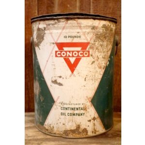 画像: dp-260901-45 CONOCO 1950's 10 POUNDS GREASE CAN