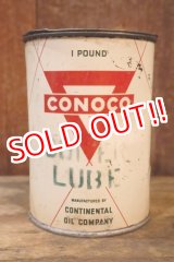 画像: dp-260901-51 CONOCO 1950's SUPER LUBE 1 POUND GREASE CAN