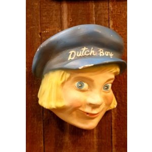 画像: ct-260922-06 Dutch Boy Paint / 1930's-1940's Chalkware String Holder Wall Decor
