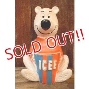 画像: ct-260922-12 ICEE BEAR / 1970's Soft Vinyl Coin Bank
