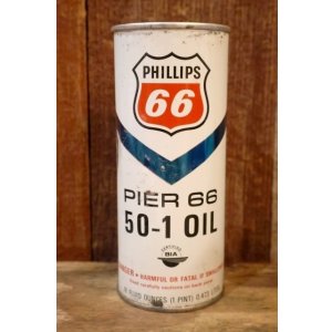 画像: dp-260901-62 PHILLIPS 66 / PIER 66 50-1 OIL 16 FL.OZ. CAN