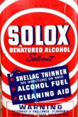 画像2: dp-260902-21  U.S. INDUSTRIAL CHEMICALS CO. / SOLOX DENATURED ALCOHOL ONE U.S. PINT CAN
