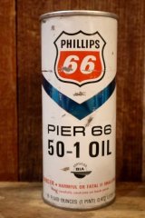 画像: dp-260901-60 PHILLIPS 66 / PIER 66 50-1 OIL 16 FL.OZ. CAN