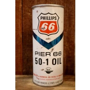 画像: dp-260901-60 PHILLIPS 66 / PIER 66 50-1 OIL 16 FL.OZ. CAN