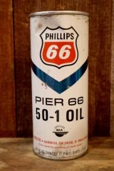 画像: dp-260901-61 PHILLIPS 66 / PIER 66 50-1 OIL 16 FL.OZ. CAN