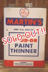 画像: dp-260902-09 MARTIN PAINT STORES INC., MARTIN'S PAINT THINNER ONE U.S. GALLON CAN