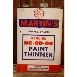 画像: dp-260902-09 MARTIN PAINT STORES INC., MARTIN'S PAINT THINNER ONE U.S. GALLON CAN