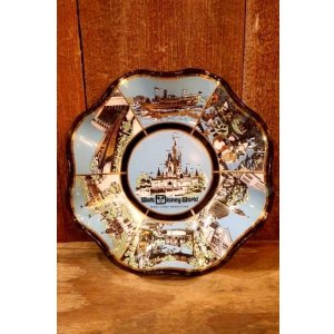 画像: ct-261001-02 Walt Disney World / The Magic Kingdom 1970's Souvenir Glass Tray