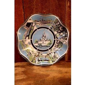 画像: ct-261001-03 Walt Disney World / The Magic Kingdom 1970's Souvenir Glass Tray