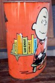 画像10: ct-260901-05 Snoopy & Charlie Brown / CHEINCO 1970's Trash Can (Red)