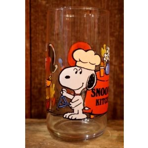 画像: gs-261001-02 SNOOPY'S KITCHEN 1980's Anchor Hocking Glass