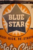 画像2: dp-261014-03 BLUE STAR Potato Chips 1960's ONE POUND CAN