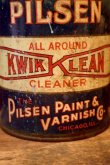 画像2: dp-261014-02 THE PILSEN PAINT & VARNISH CO. 1930's-1940's KWIK KLEAN CLEANER CAN