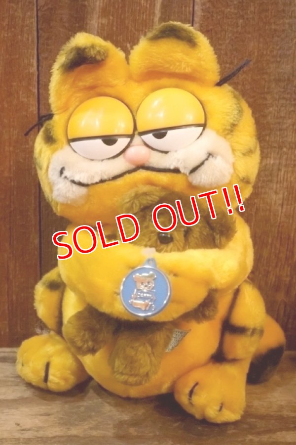 画像1: ct-261014-27 Garfield & Pooky / DAKIN 1980's Plush Doll
