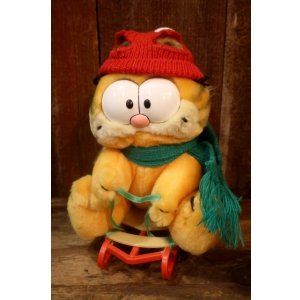 画像: ct-261014-22 Garfield / DAKIN 1980's Plush Doll "Snow Flyer"