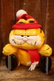 画像1: ct-261014-24 Garfield / DAKIN 1980's Plush Doll "Ice Skating"