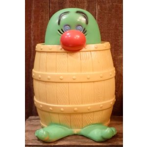 画像: ct-261014-20 NEW YORK VINYL PROD 1971 Kilroy Peek-a-Boo Barrel Coin Bank