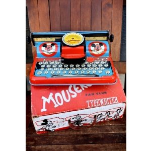 画像: ct-261014-49 Mickey Mouse Club / T.COHN INC. 1950's MOUSKETEER TYPEWRITER