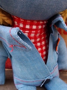 画像: ct-120319-02 LEVI'S / 70's Denim Rag Doll Girl (M)