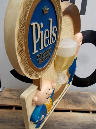 画像: ct-111122-01 Piels Beer / 1957 Bert & Harry Plastic sign