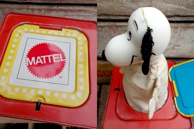 画像: ct-110906-25 Peanuts / Mattel 1972 Snoopy Jack in the Box