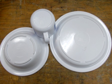 画像: ct-121010-48 Pillsbury / Poppin Fresh 2000 Plastic Plate,Bowl & Mug