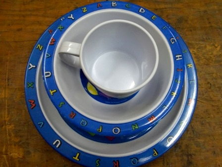 画像: ct-121010-48 Pillsbury / Poppin Fresh 2000 Plastic Plate,Bowl & Mug