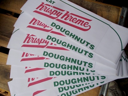 画像: ad-120508-01 Krispy Kreme Doughnuts / Paper hat